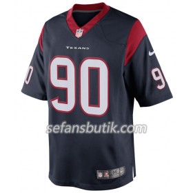 Houston Texans Tröjor Jadeveon Clowney 90 Nike Blå - Herr